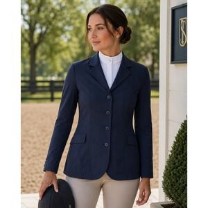 Tredstep‎ Solo Pro Classic Show Jacket Navy NWT Junior 16 Women 4